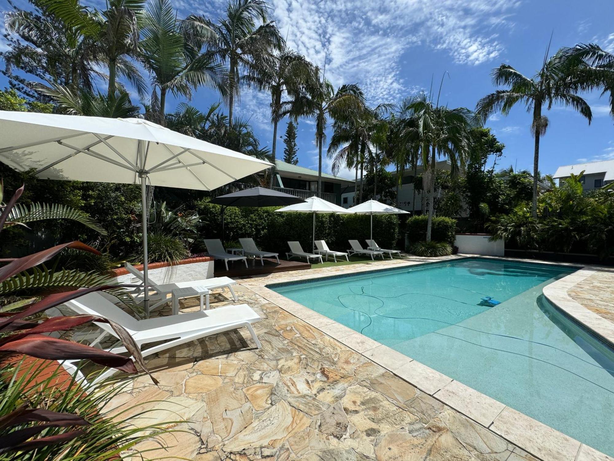 Ulysses - Heated Pool Walk To Town & Beach Leilighet Byron Bay Eksteriør bilde