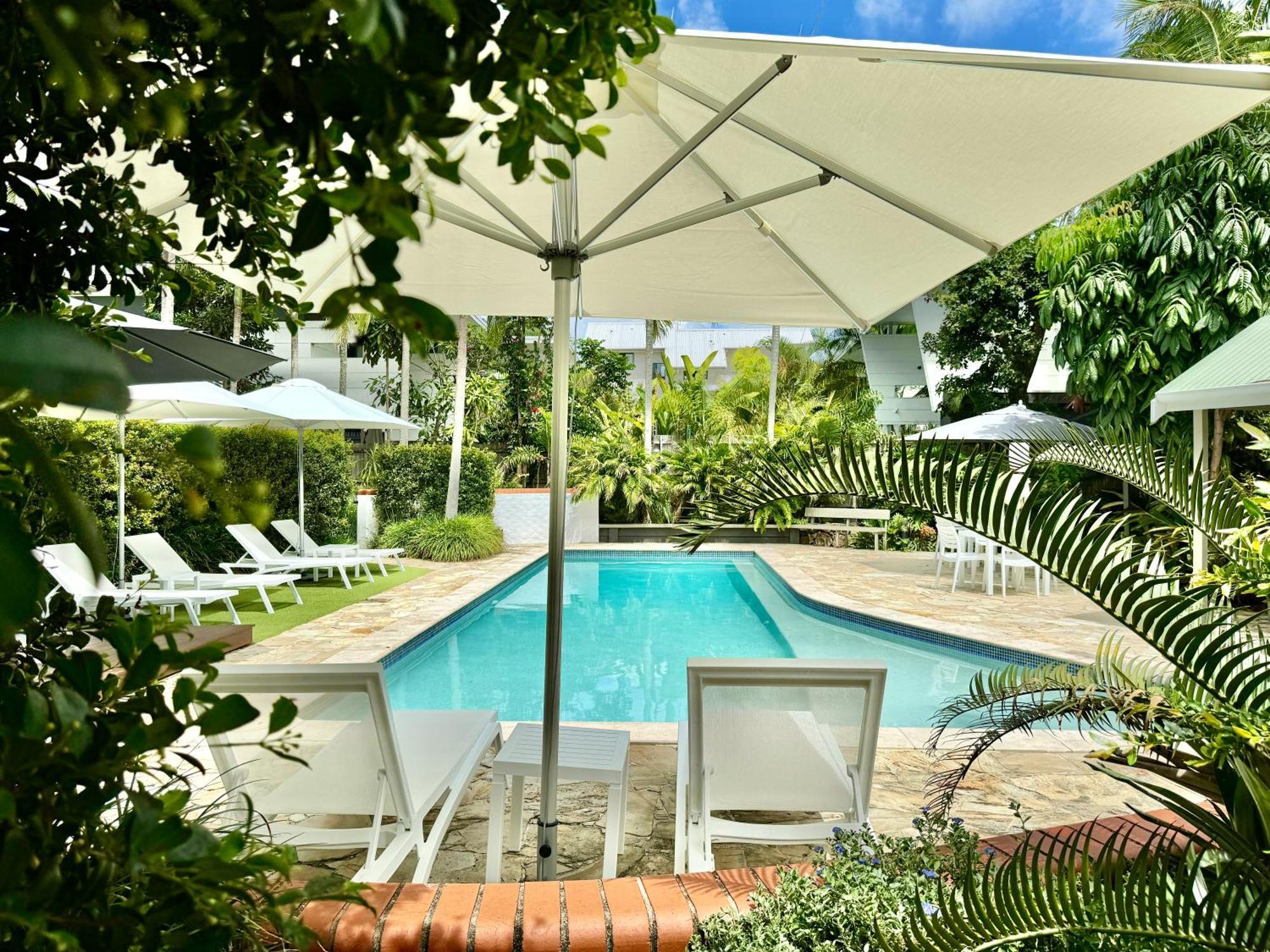 Ulysses - Heated Pool Walk To Town & Beach Leilighet Byron Bay Eksteriør bilde